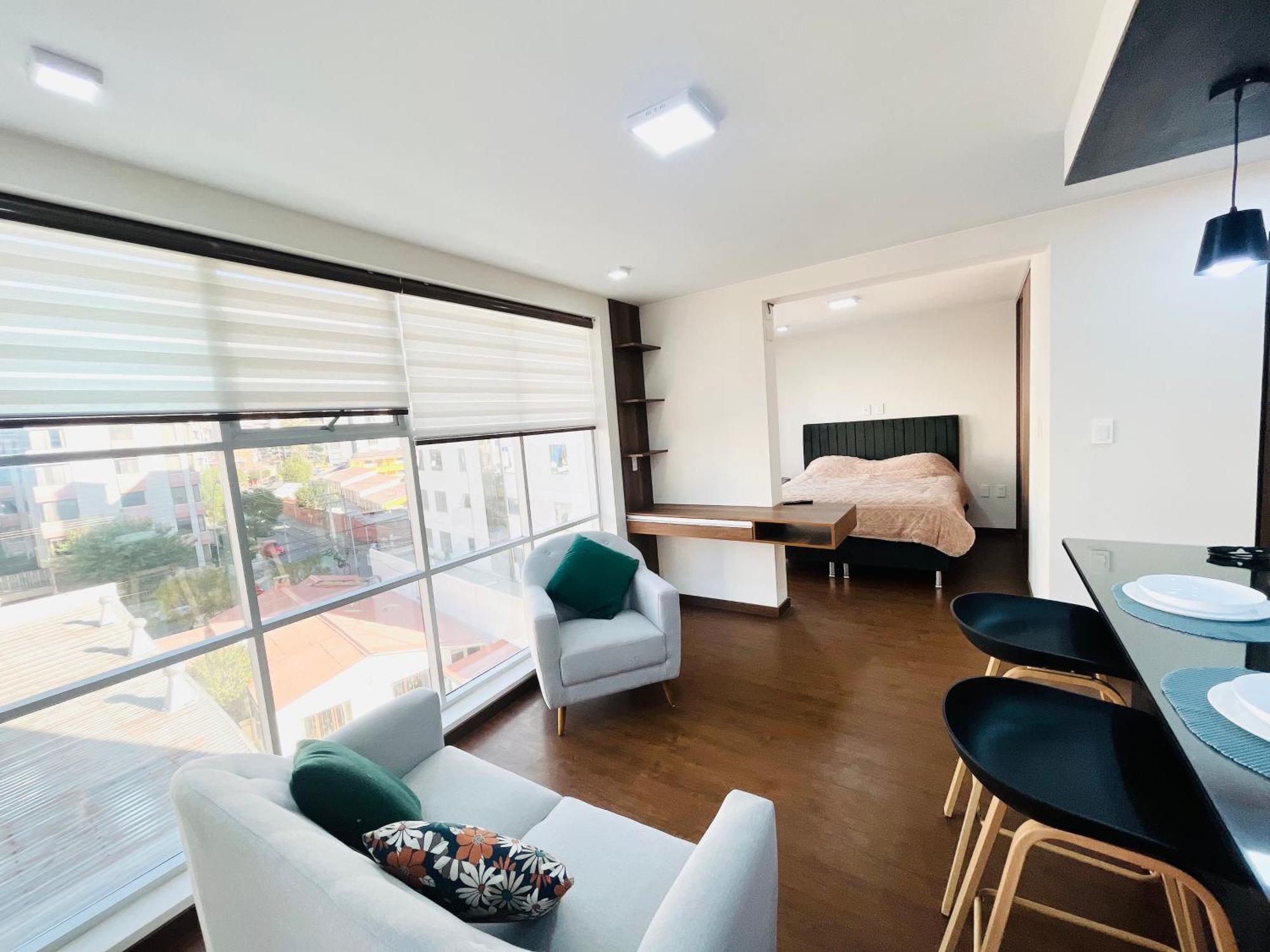 Apartamento Moderno Estudio En San Miguel La Paz